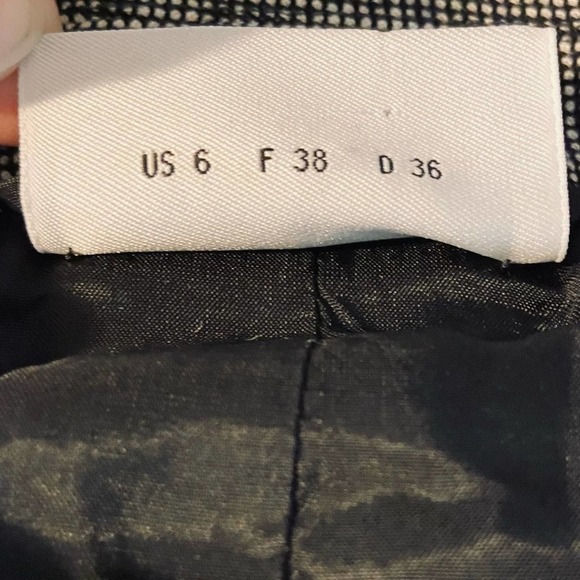 Akris Punto Wool Blazer Dark Charcoal Gray Size 6 - Picture 9 of 12